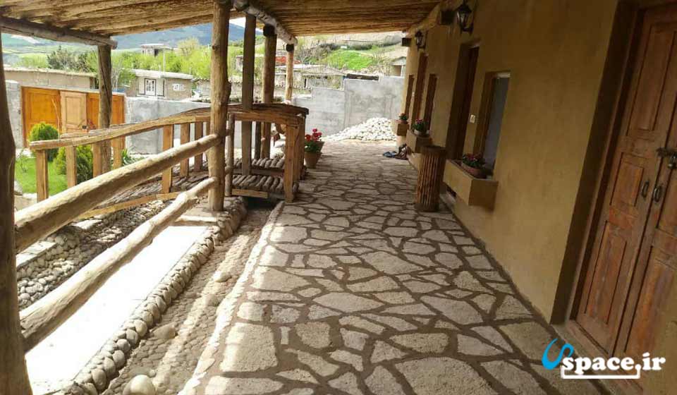 نمای ورودی اتاق ها اقامتگاه بوم گردی حافظ - کلاله - روستای زاوبالا
